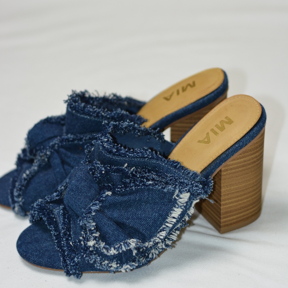 Denim Heels